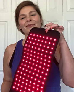 Red light therapy pad Testimonial