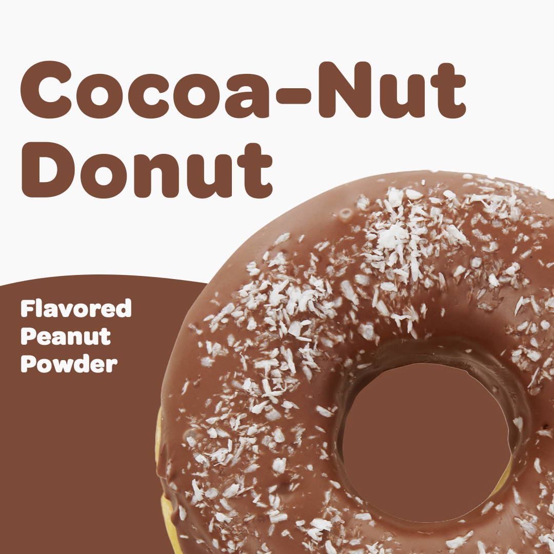 Flavored PBco Choco-Nut Donut Flavored Peanut Powder