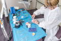 an operatory with a setting for the Bioclear demo ready