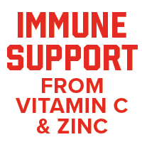 Immune Support from Vitamin C & Zinc