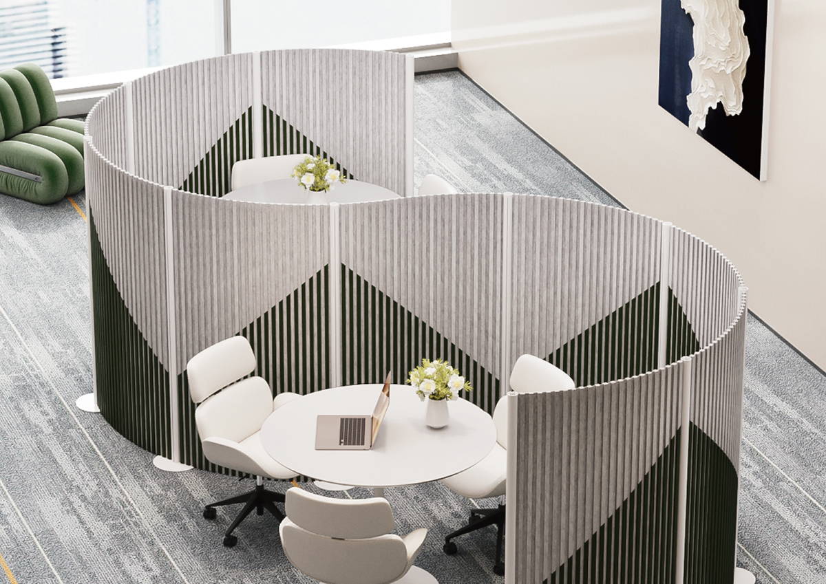 Flexible Freestanding Acoustic Room Divider
