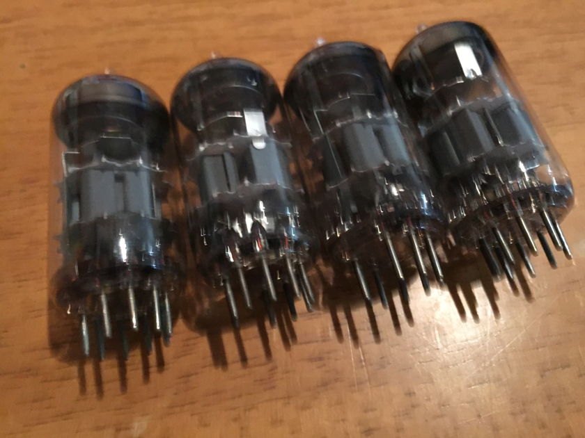 Amperex Holland ECC88 6DJ8 tubes true matched quad