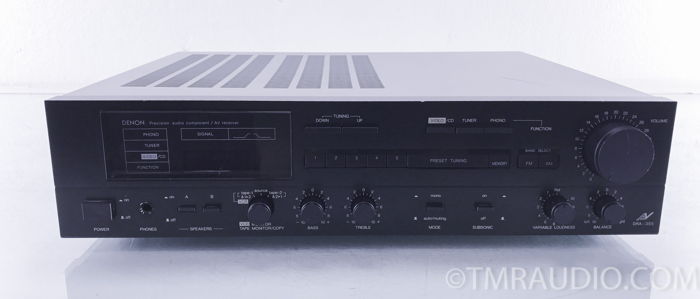 Denon  DRA-355 Stereo Receiver; Phono (no remote) (10069)
