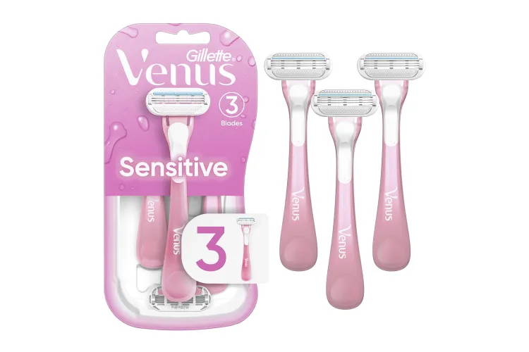 Venus  Sensitive Womens 3 Blade Disposable Razor 59910fb08ee8424ba04168303bf316dc