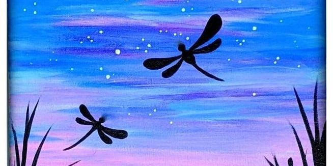 Dragonfly Daydream - Painting Class promotional image