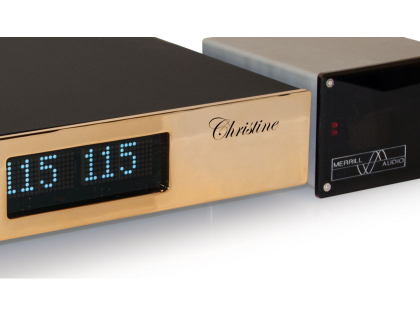 Merrill Audio Christine Reference Preamp. Tone Pub, " belongs on the ledger with the $40,000 Robert Koda K-10"