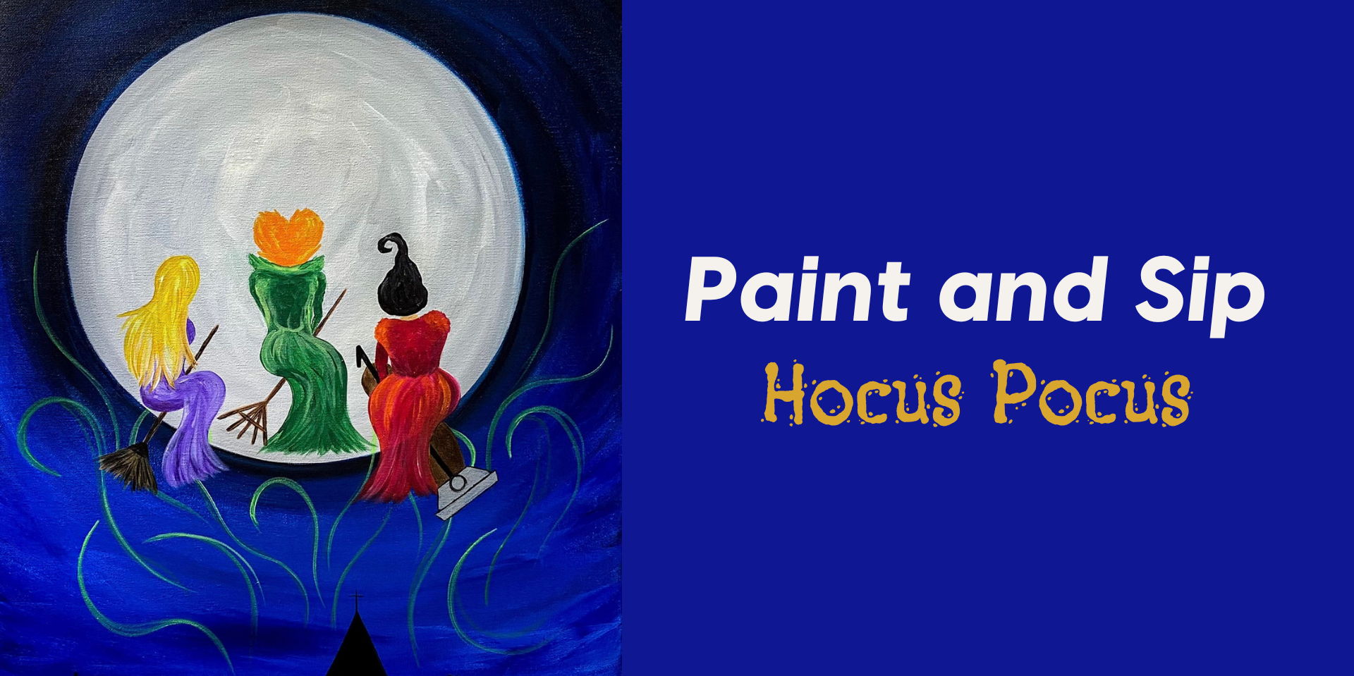 Paint & Sip - Hocus Pocus promotional image