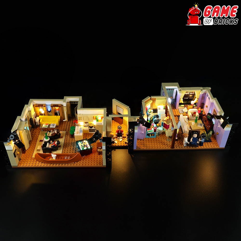 lego friend apartaments lights