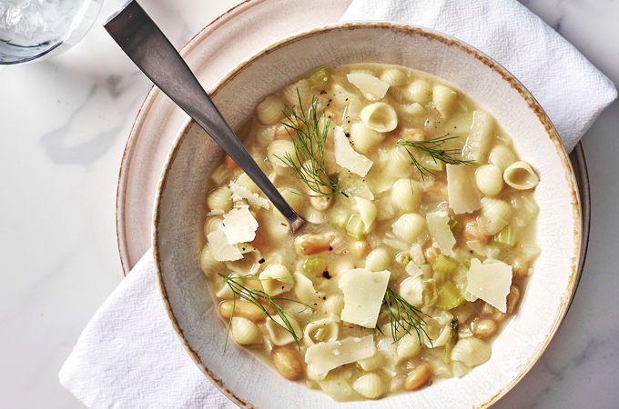 Minestrone blanc