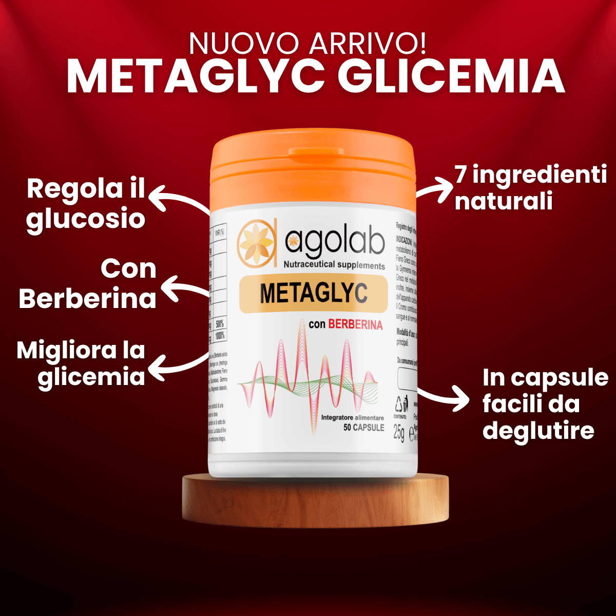 metaglyc nuovo arrivo benefici ingredienti agolab nutraceutica integratori