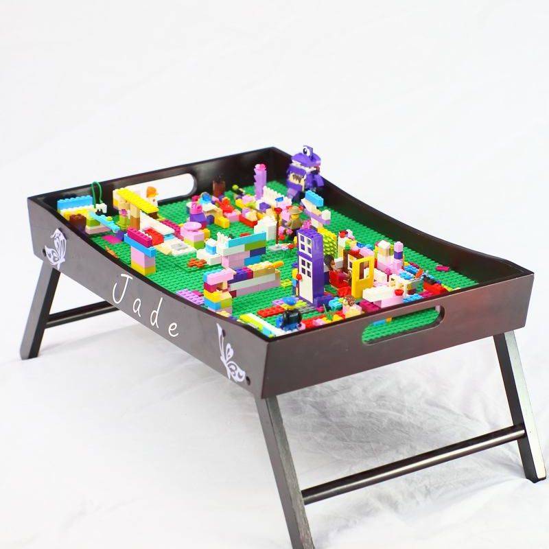 Easy Portable LEGO Tray Table