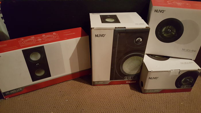 Nuvo Series 6 In Wall Home Theater Speakers