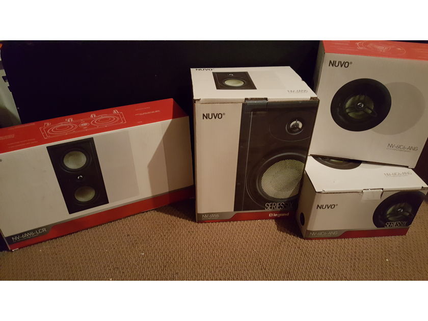 Nuvo Series 6 In Wall Home Theater Speakers