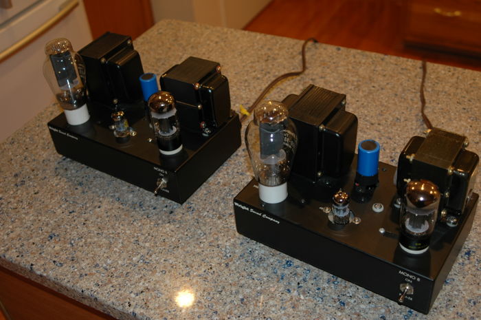 Wright Sound Mono 8 Handmade Wonderful 300B amplifiers