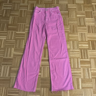 High waisted pink/rosa jeans