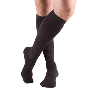 Knee High Casual Cushion Foot Socks in Brown