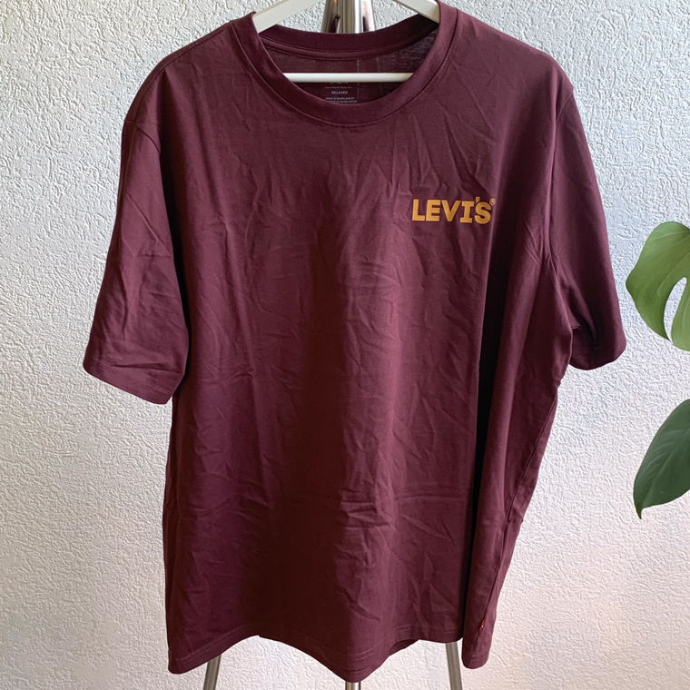 Brownish Bordeaux Levis T-Shirt