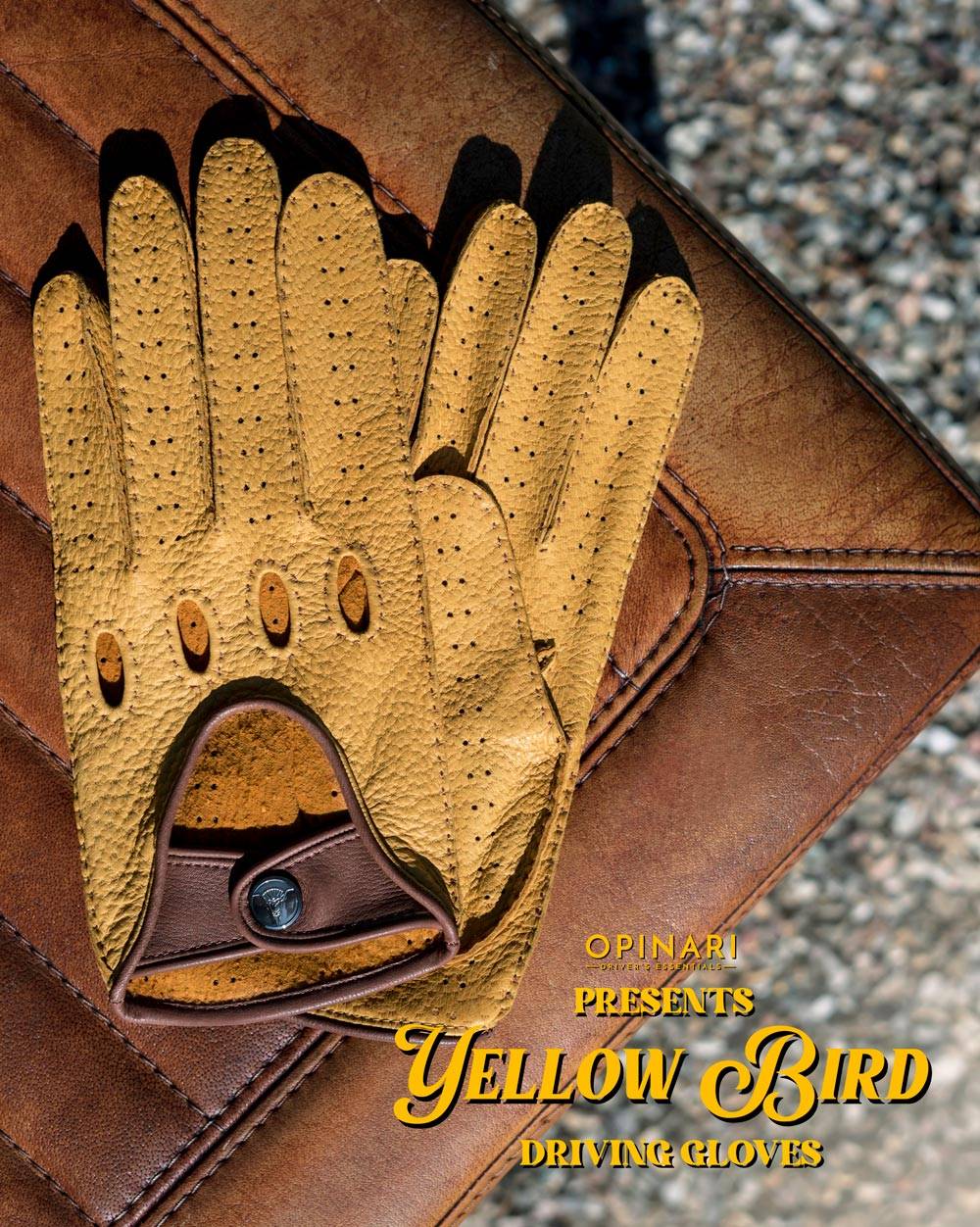 Ferrari red driving gloves