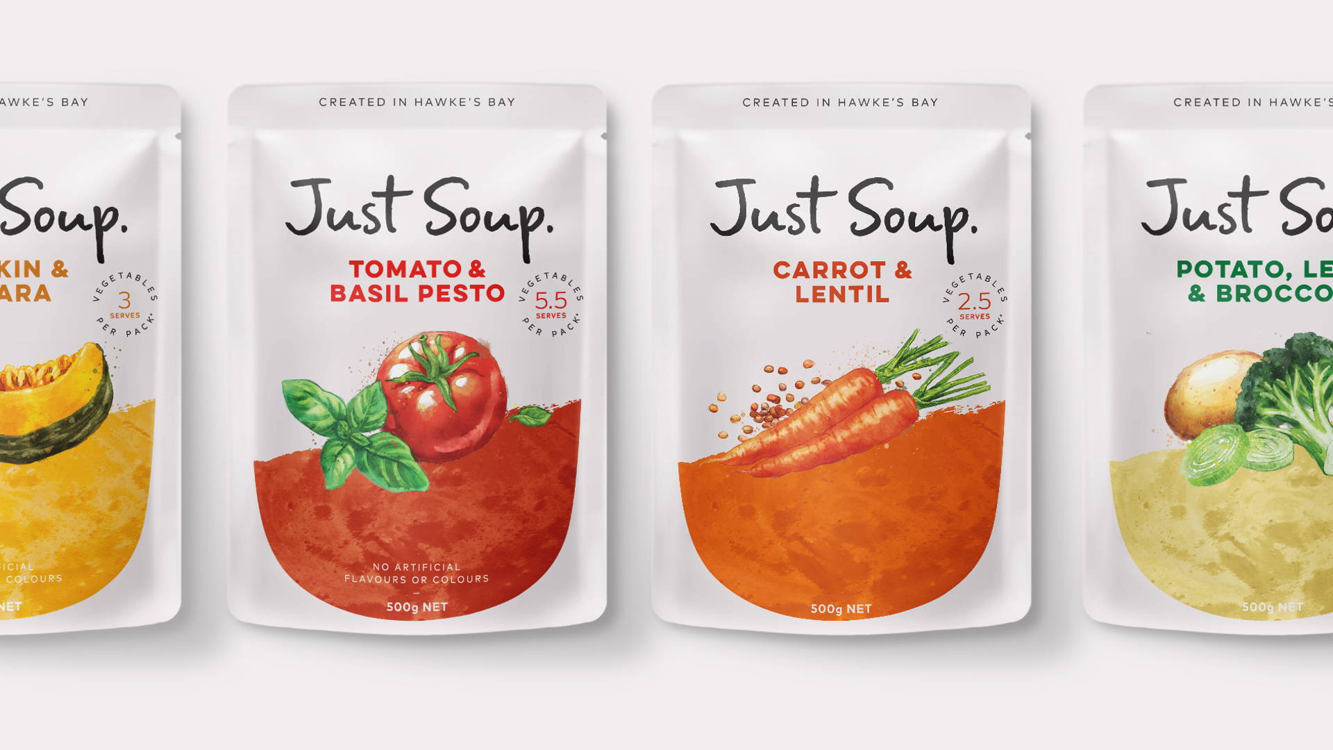 Featured image for Just Soup's Branding Cuts Through The Clutter