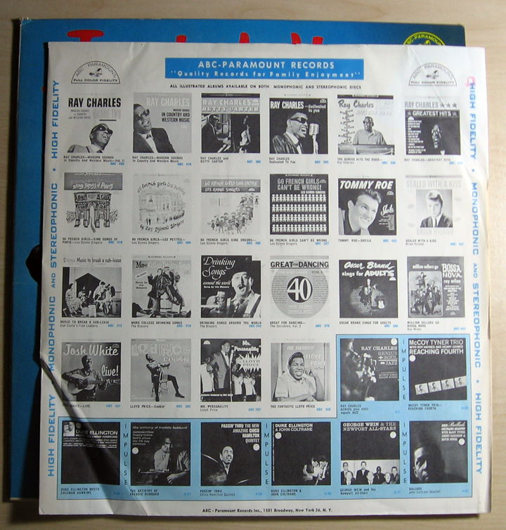 Josh White - Live! - Original Mono  - 1961 ABC-Paramoun... 3