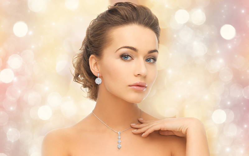 Professionall photos of you with your diamond jewelry