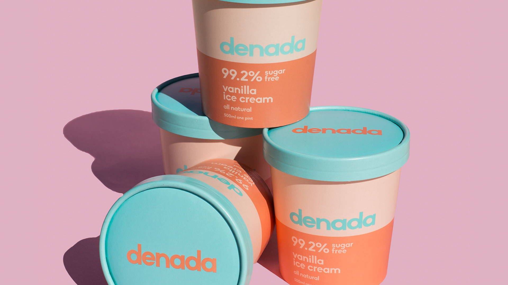 Featured image for Denada Ice Cream Is Bringing The Flavor With These Colorful Pints