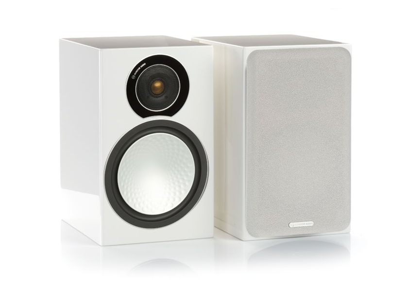 Monitor Audio Silver 2 Loudspeakers (White Lacquer): Excellent Condition; 1 Yr. Warranty; 40% Off