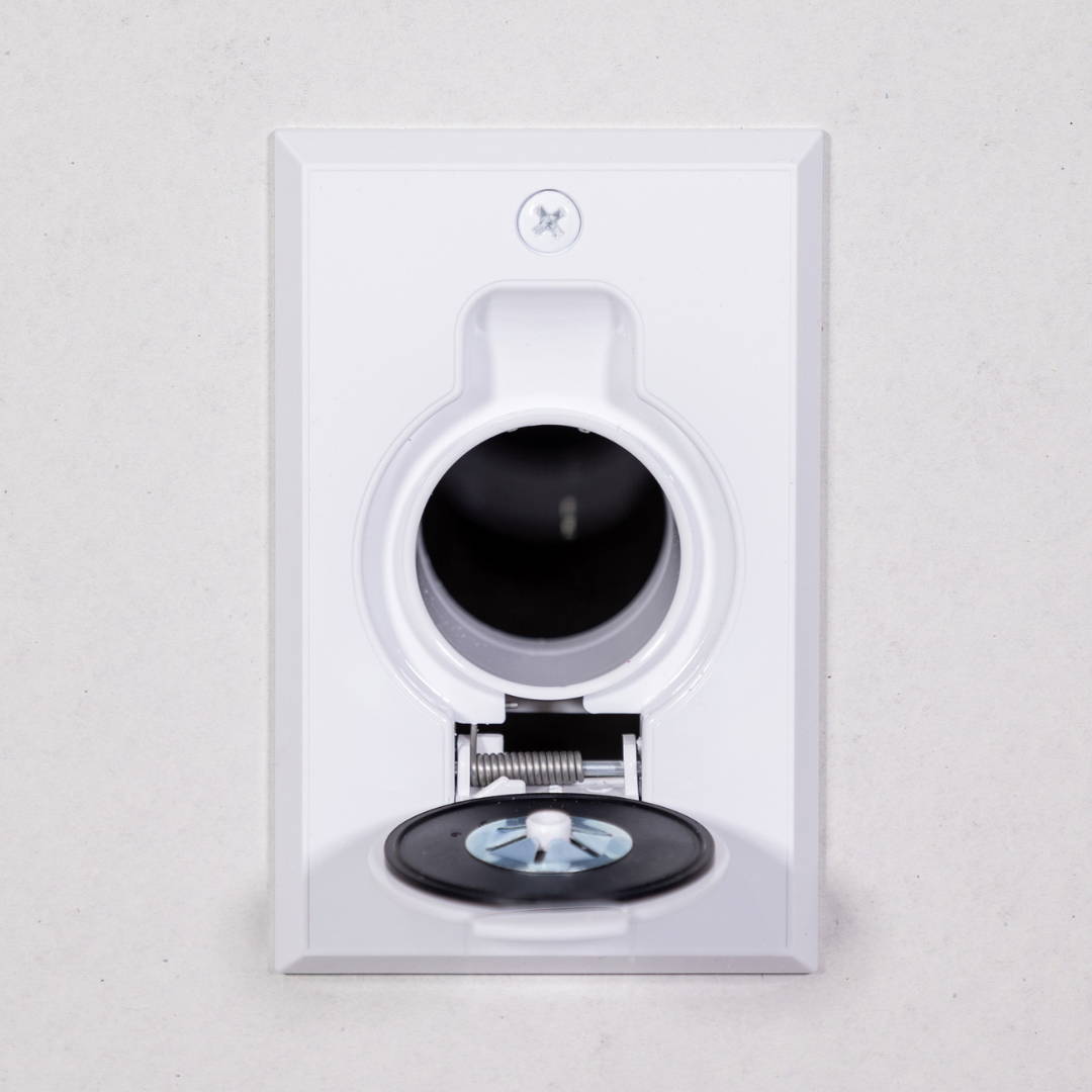 Standard low voltage central vacuum system inlet