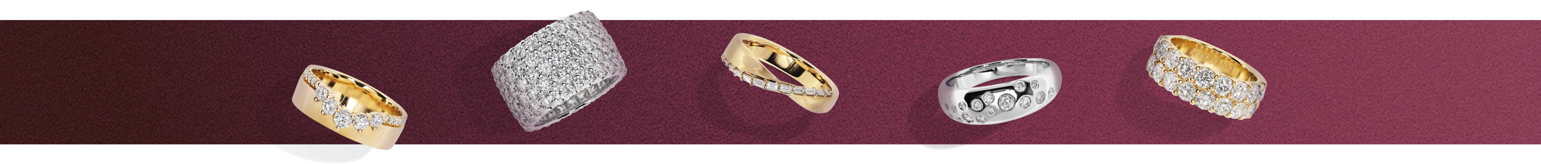 Multiple Wedding Bands showcases our wide selection