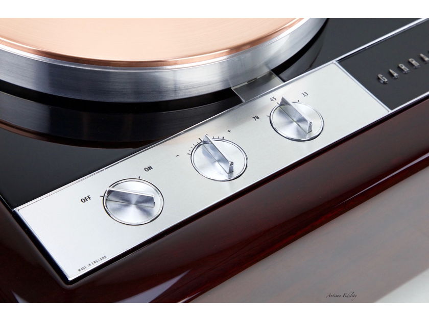 Garrard 401 Statement  by Artisan Fidelity World's First Carved Precision Billet Chassis