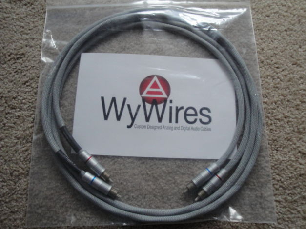 WYWires Silver 1.5 meter Inter connect RCA