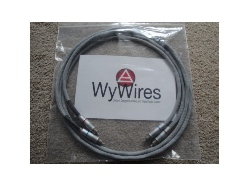 WYWires Silver 1.5 meter Inter connect RCA