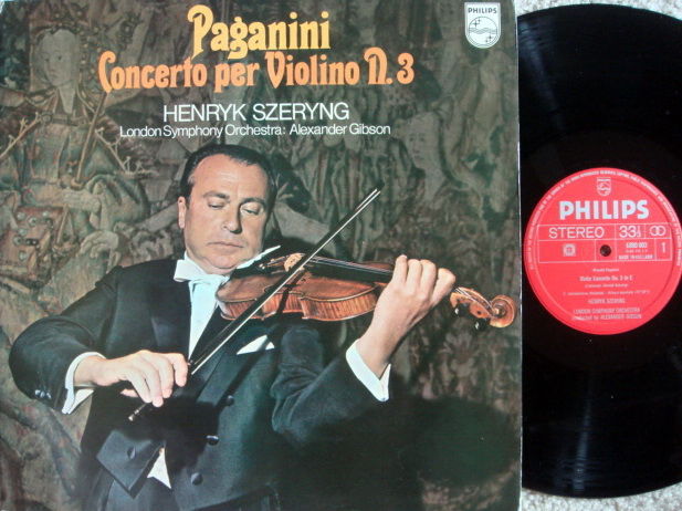 Philips / SZERYNG-GIBSON, - Paganini Violin Concertos N...