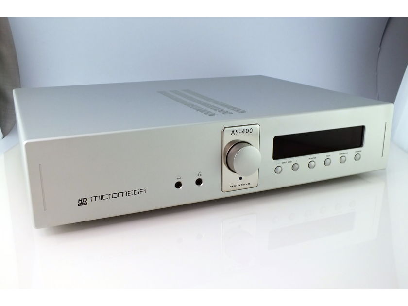 MICROMEGA AS-400 Integrated Amp / DAC / Streamer (Silver); Excellent Demo; Full Warranty; 72% Off: Free Shipping