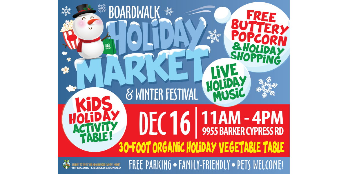 Boardwalk Holiday Market & Winter Festival promotional image