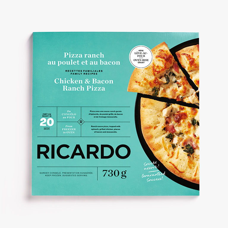 Chicken & Bacon Ranch Pizza | RICARDO