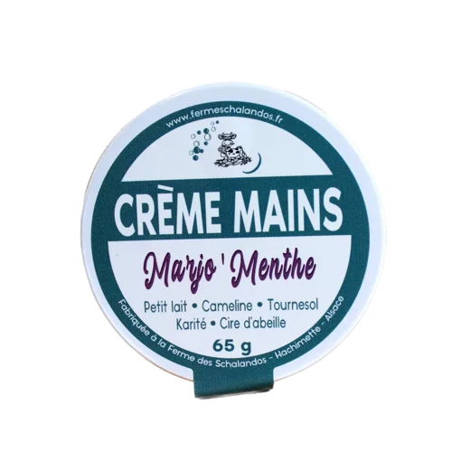 Crème Mains Marjo'menthe