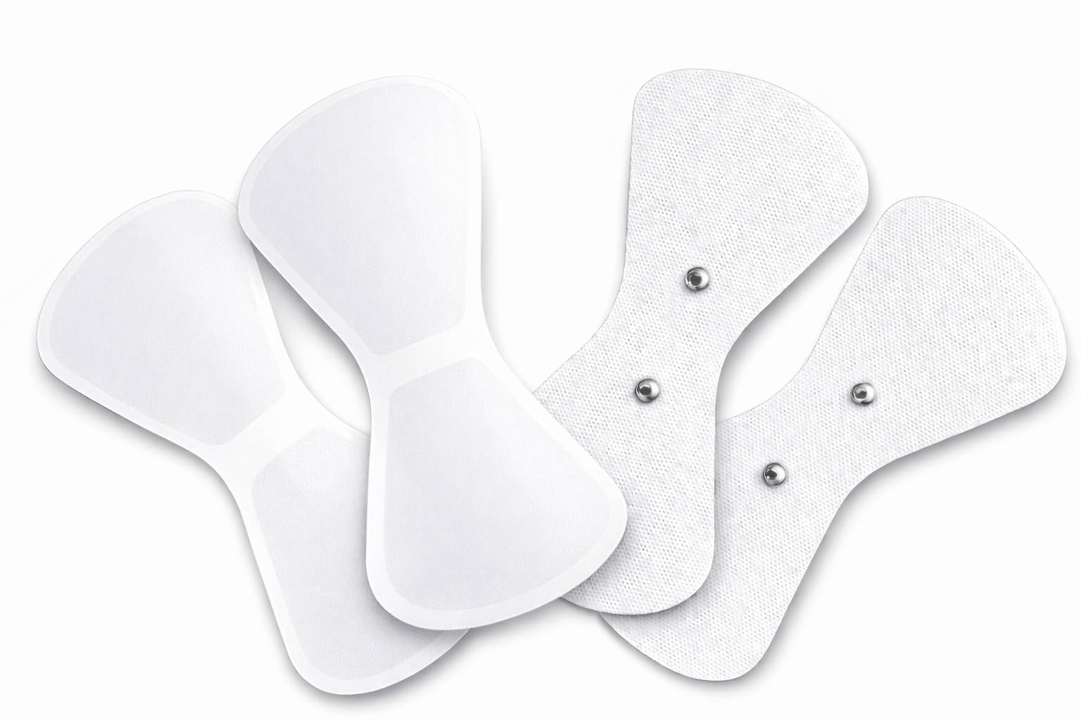 وسادات أقطاب كهربائية بديلة على شكل فراشة لجهاز Wellue للعلاج بالتحفيز الكهربائي للأعصاب عبر الجلد (TENS) بدون كابل