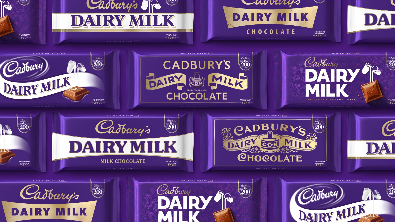 Cadbury Celebrates Its 200th Anniversary With Limited-Edition Retro Packs