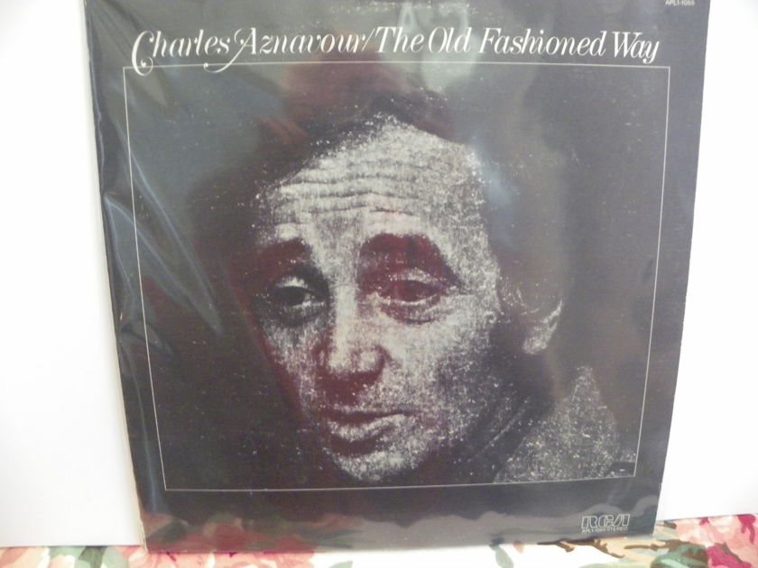 CHARLES AZNAVOUR - THE OLD FASHIONED WAY Recorded in Paris Pressing is NM+