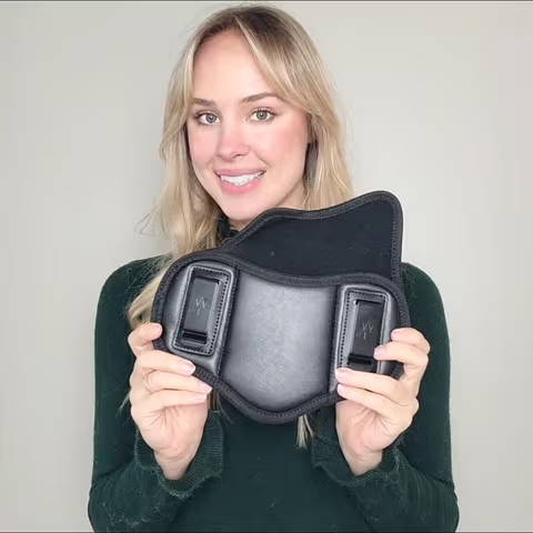 vertical shoulder holster, gun shoulder holster, tactical shoulder holster