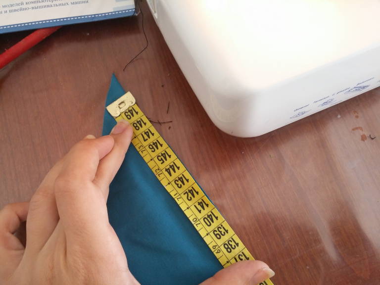 technique avec le mètre de couture