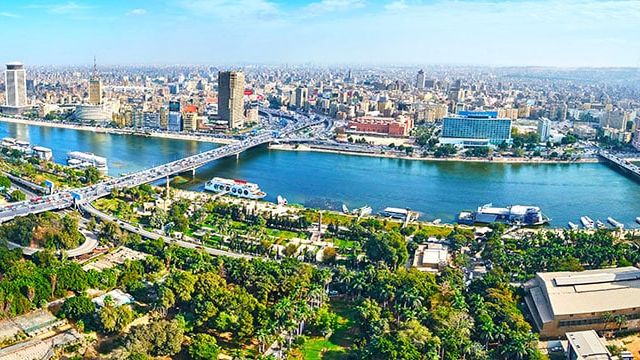 View from the top of Cairo Tower, Egypt