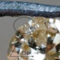 diamond imperfection: chip diamond