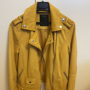 Kunstlederjacke, dunkelgelb, Yessica C&A