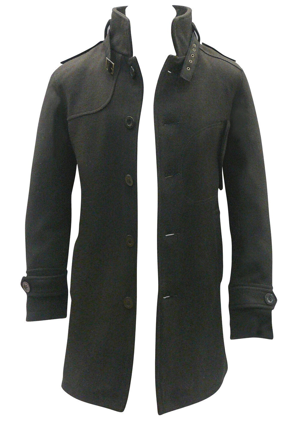 SALAMANCA - Black WOOL and CASHMERE - Image 2
