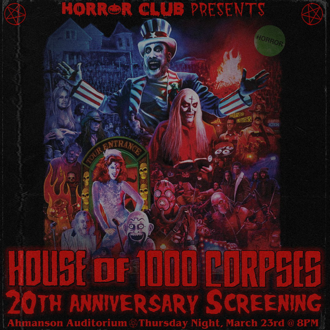 Image of House of 1000 Corpses 20th Anniversary (HORROR CULT MOVIE NIGHT PROMO REELS)