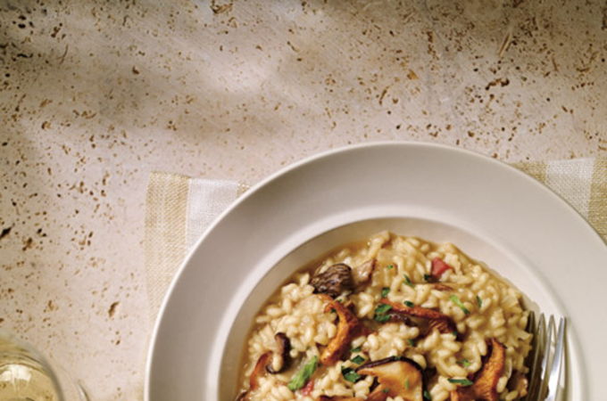 Mushroom and Pancetta Risotto