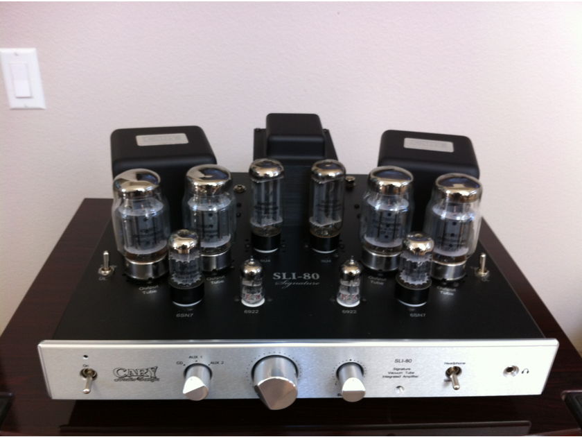 Cary SLI-80 Signature Integrated Amplifier Upgraded