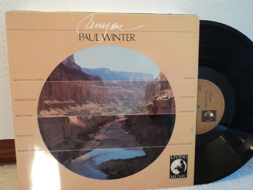 Paul Winter  - Canyon 1986 Living Music New Age NM